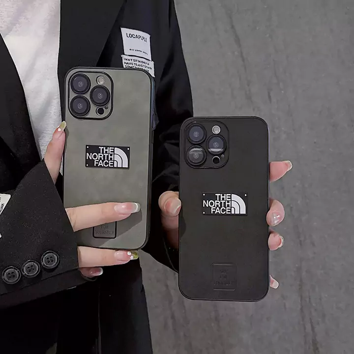 ノース フェイス メンズ  黒  iphone ケース 