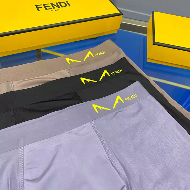 ブランド フェンディ ボクサーパンツ メンズパンツ 3枚組 抗菌 除菌 メンズパンツ吸水速乾 FENDI 男性ショートパンツ XL Lサイズ