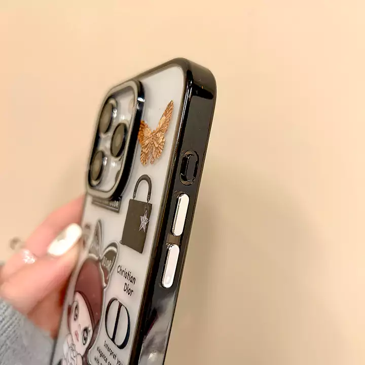 シャネルiphone15 plusケースクリア