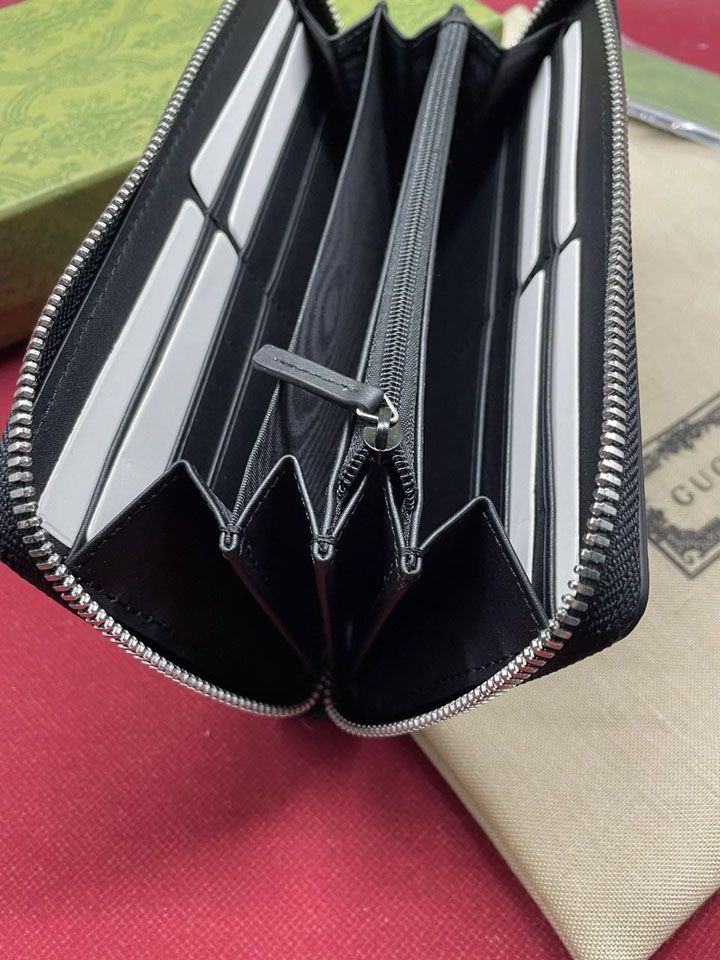 GUCCI グッチ ラウンドファスナー 長財布 GGスプリーム タイガー 虎 PVCレザー ブラック カーキベージュ 小銭入れ メンズ レディース ブランド長財布コピー 激安 日本通販店