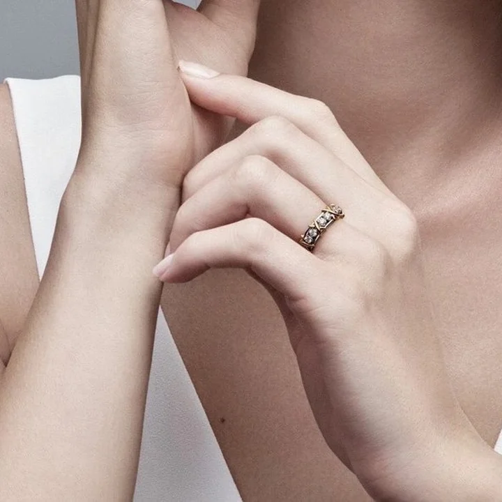 TIFFANY&Co.ティファニー ジャン シュランバージェ 16ストーン ダイヤモンド リング・指輪 レディースおしゃれ