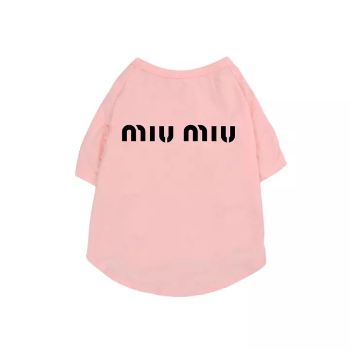Miumiu 犬服 半袖 Tシャツ