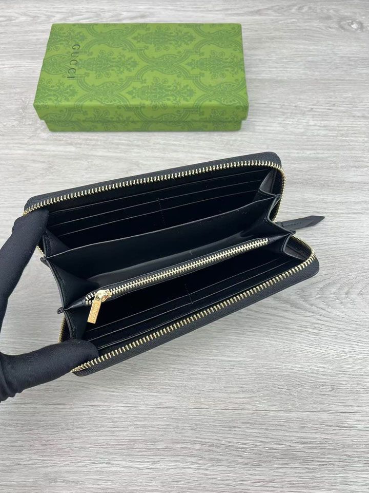 GUCCI グッチ ラウンドファスナー 長財布 GGスプリーム タイガー 虎 PVCレザー ブラック カーキベージュ 小銭入れ メンズ レディース ブランド長財布コピー 激安 日本通販店