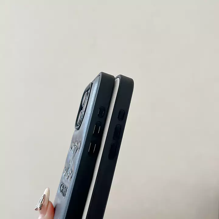 セリーヌiphone16 pro maxケース ホットスタンプ レザー
