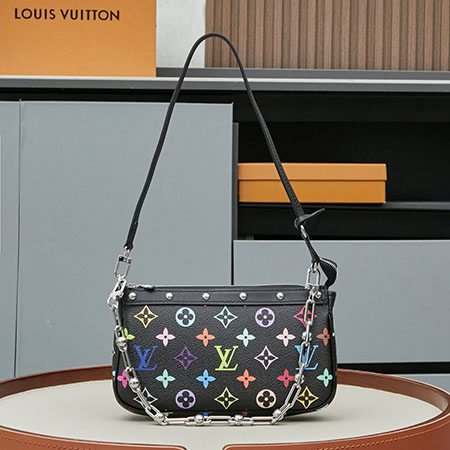  LVバッグ、ブランドLVバッグ、LVスタイル、ショルダーバッグ、クロスボディバッグ、2025年新作、Monogramバッグ、村上隆デザイン