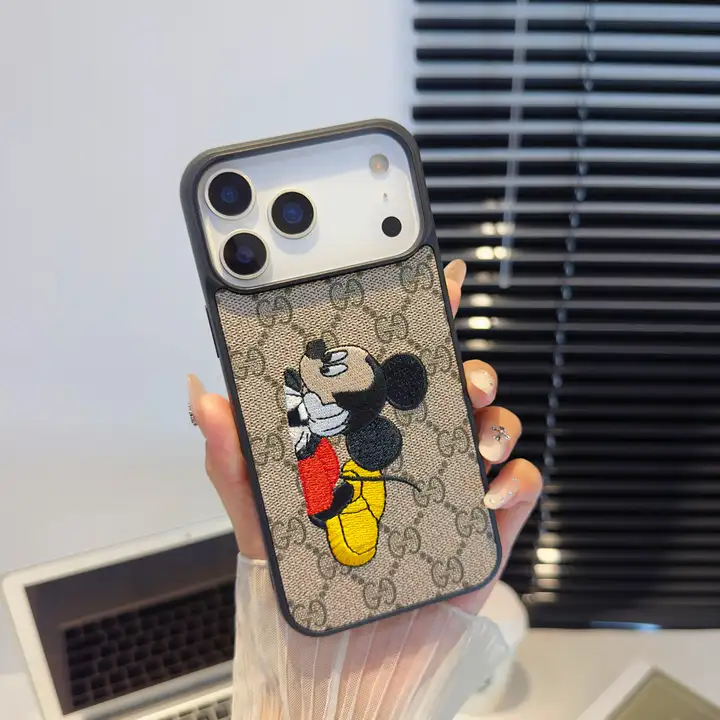 グッチ ミッキー iphone17pro ケース かわいい