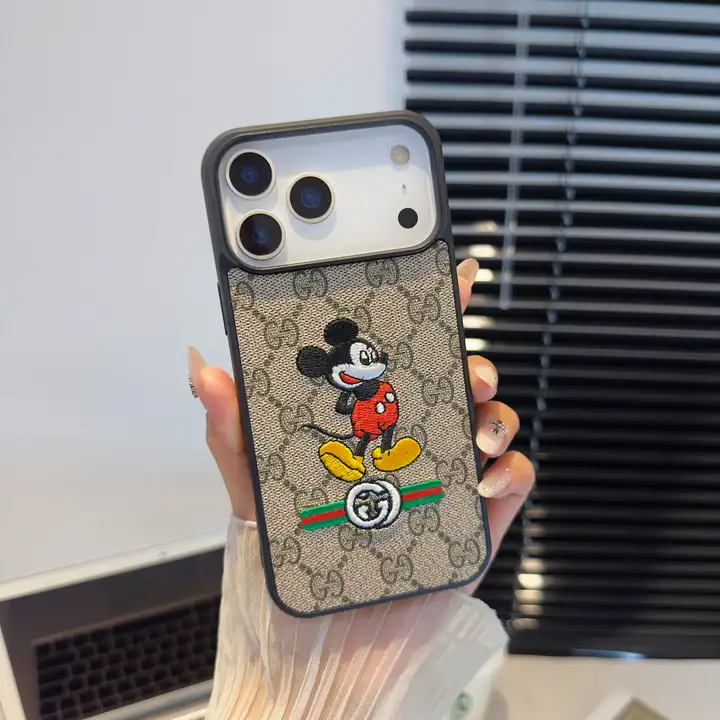 グッチ ミッキー iphone17pro ケース かわいい