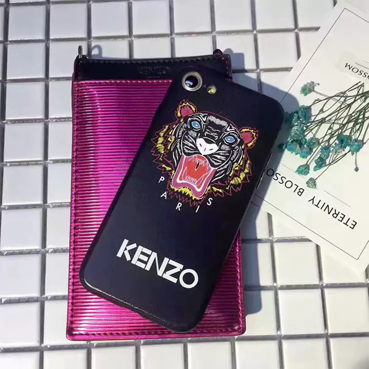 kenzo iphone16ケース 虎柄 ケンゾー パロディ 個性的 スマホケース 流行り 大人気