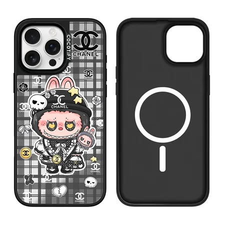 DIOR/CHANEL/LV/GUCCI キャラクターミラースマホケース