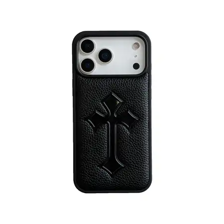 クロームハーツiPhone17proケース シュリンクレザー