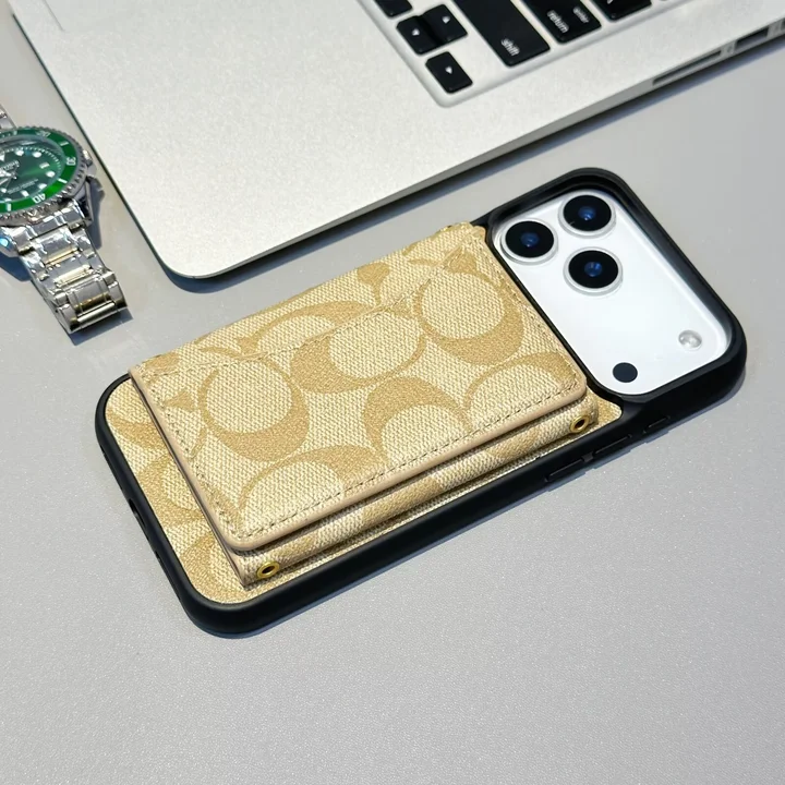 Coach iphone17proケース 財布 付き