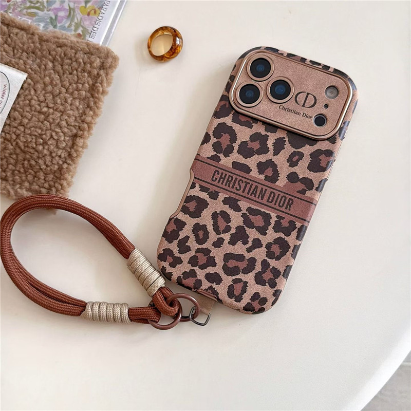 ヒョウ 柄 iphone ケース ハイブランド iphone17pro/17promaxケース 韓国 かわいい