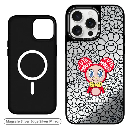 murakami sunflower iphone17ケース マグネット