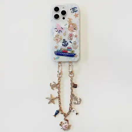 シャネル iPhone 17 ケース チェーン付き
