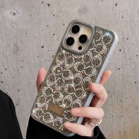 coach iphone17ケース ラインストーン付き