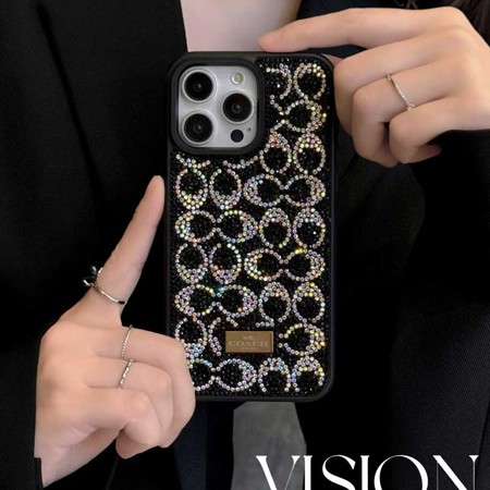 coach iphone17ケース ラインストーン付き