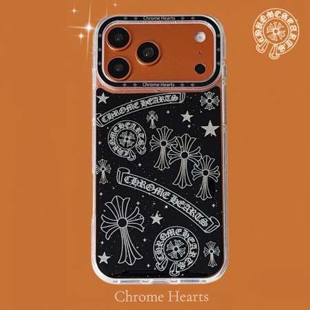 クロームハーツiphone17グリッター 携帯ケース