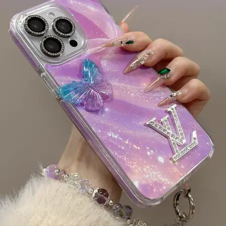 ルイヴィトンiphone16スマホケース 紫