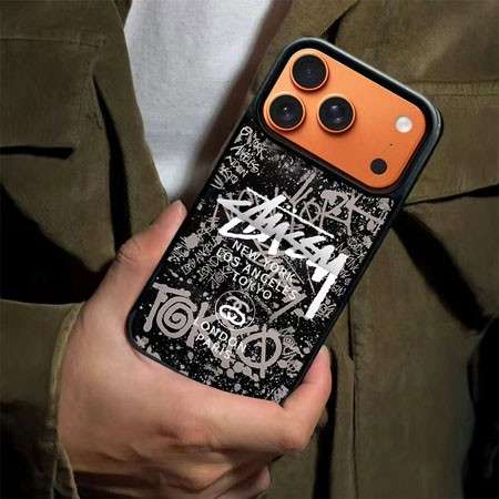 ステューシー iphone17promaxケース ダウンジャケット風