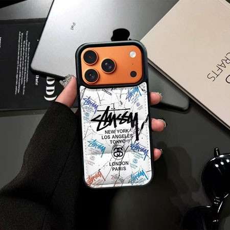 ステューシー アイホン17スマホケース ダウンジャケット風