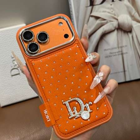 Lady Dior iphone17ケース 革 レザー