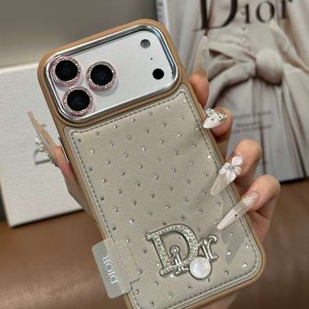 Lady Dior iphone17ケース 革 レザー