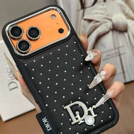 Lady Dior iphone17ケース 革 レザー