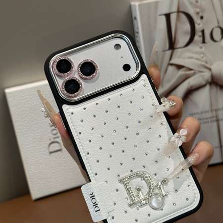Lady Dior iphone17ケース 革 レザー