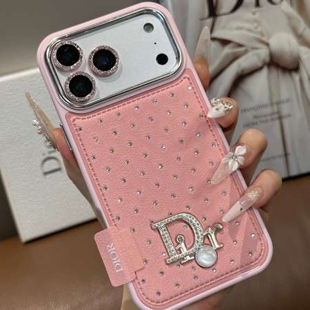 Lady Dior iphone17ケース 革 レザー