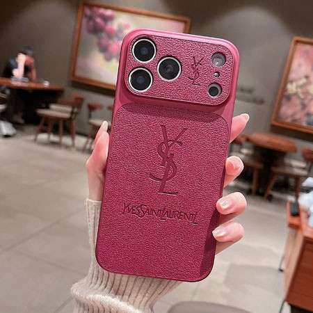イヴ サンローラン iphone18pro/18promaxケース PUレザー 型押し 男女兼用 YSL iphone17/17pro 携帯ケース 薄型 スリムフィット 耐衝撃 レンズ保護 iphone16/15proスマホケース ブランド 人気 可愛い